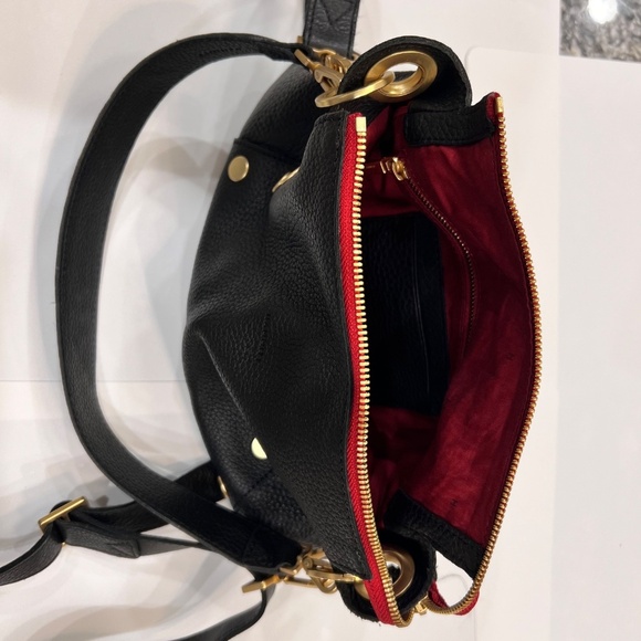 Hammitt VIP Large Black Red Zipper Like New - Picture 4 of 5